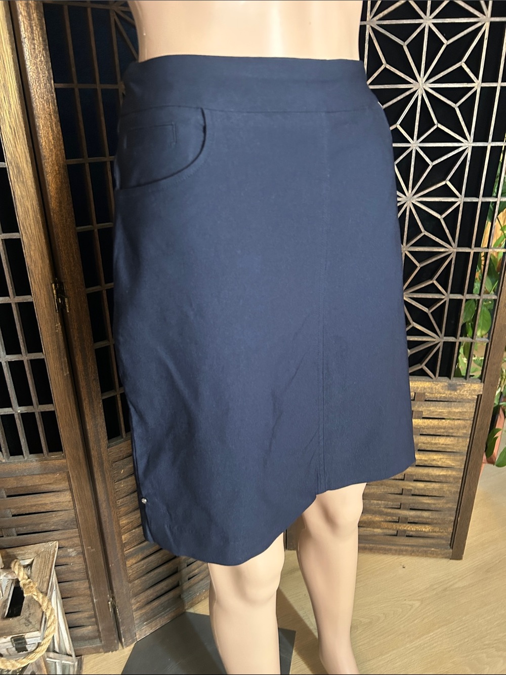 HILARY RADLEY NAVY BLUE SKORT S
